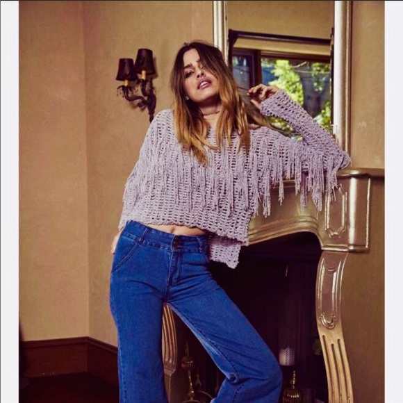 New! Bloomingdales Stunning fringe  sweater - Picture 2 of 6